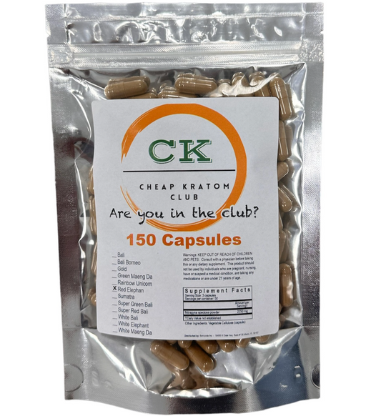 Red Elephant Kratom Capsules