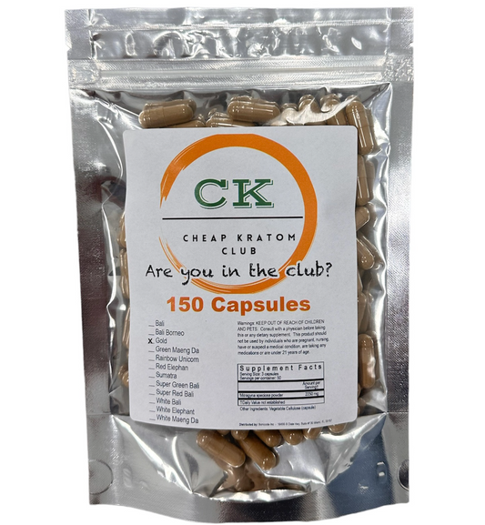 Gold Kratom Capsules